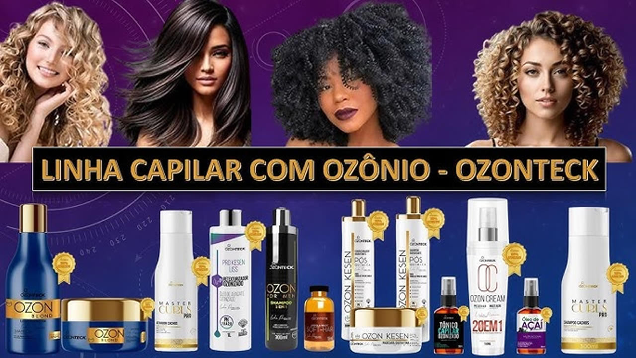 linha capilar com ozonio da ozonteck